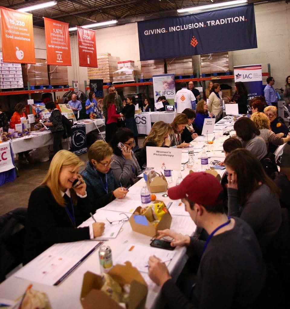 Volunteers at Super Sunday