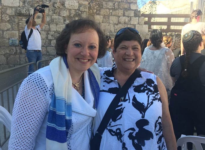 Naomi Adler at the Western Wall
