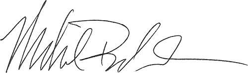 Michael Balaban signature