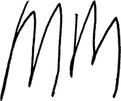Michael Markman signature